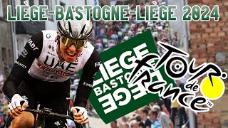 LIÈGEBASTOGNELIÈGE 2024 sur Tour de France 2023 [upl. by Eener]