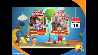 Kushi TV Birthday Wishes Today Episode  May 15th 2024 Birthday Wishes Video  15052024 [upl. by Ylellan666]