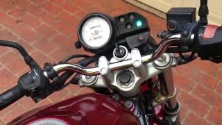 Honda VTR 250 Cold start up [upl. by Harwin]