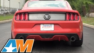 20152017 Mustang EcoBoost Magnaflow Exhaust Sound Clip Competition AxleBack Review amp Install [upl. by Livingstone]