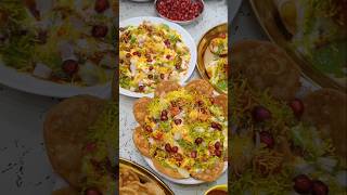 Street Style Chola Papdi Chaat  ठेले वाली छोला पापड़ी चाट chaat streetfood geetascooking [upl. by Raynah]