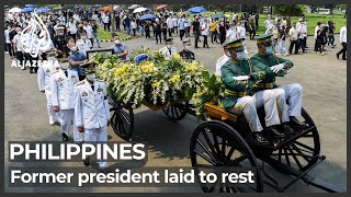 Former Philippine President Benigno Aquino buried in Manila [upl. by Yeldua]