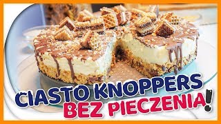 🍰 Ciasto bez pieczenia  KNOPPERS  cudownie chrupiące z pysznym kremem SZYBKIE CIASTO [upl. by Harms]