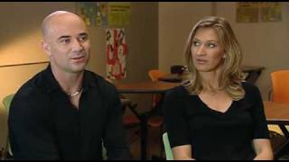 Andre Agassi and Steffi Graf on INSIDE SPORT BBC  PART 1 of 3 [upl. by Collayer]