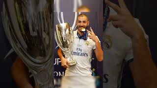 Karim Benzemas career achievements trending football realmadrid alitihad championsleague [upl. by Eimmak]