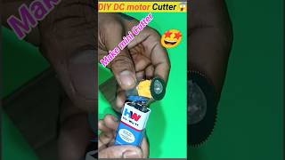 Home Made mini Cutter Machine 🥶😨 DIY Amazing DC motor cutterdcmotorcuttershorts [upl. by Kathie824]