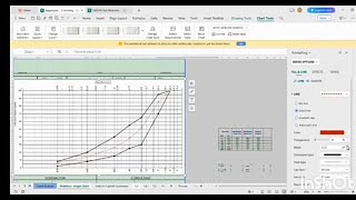 Graph and calculation of Sieve Analysis on excel  Aasto t1127  Astm C117136 [upl. by Ecneralc]