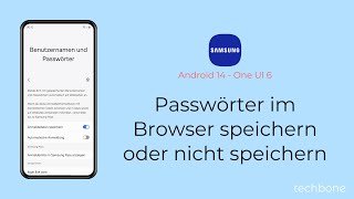 Passwörter im Browser speichern oder nicht speichern Samsung Internet [upl. by Nnomae196]