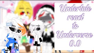 Undertale react to Underverse 00 By Jael Penaloza  Gacha Nox [upl. by Dina236]