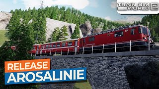 TSW 2 Arosalinie Chur  Arosa RELEASED｜Drawyah [upl. by Llesram998]