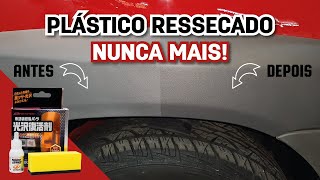 Restaurador de plastico Dura até 1 ano [upl. by Kesley]