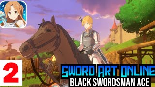 Sword Art Online Black Swordsman Ace  Gameplay Walkthrough Part 2 Android iOS [upl. by Edmond]