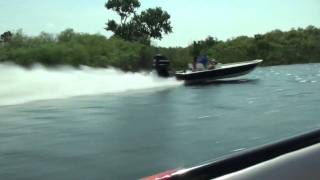 85mph Flats boat at River Ranch Scream n Fly 2011 [upl. by Jung]