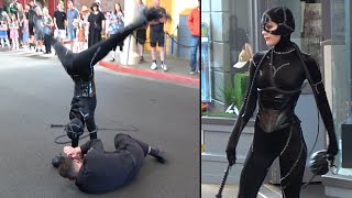 Catwoman Live Show Movie World Gold Coast [upl. by Arvell641]