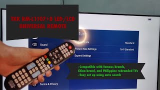 2024 Huayu RML11078 Universal Remote Control for LEDLCD Smart TV  Easy Set Up Tutorial [upl. by Anaira531]