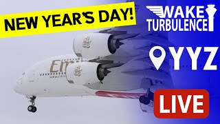 🔴LIVE Toronto Pearson Airport Plane Spotting ️✈️ New Years Day CYYZ Live Stream [upl. by Farl321]