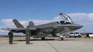 Marine F35 Squadron VMFA311 declares Initial Operational Capability [upl. by Khudari]