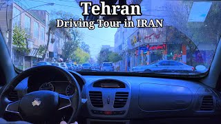 Driving TOUR IN IRAN  TEHRAN [upl. by Esila]