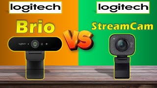 LOGITECH STREAMCAM VS LOGITECH BRIO COMPARISON [upl. by Walkling369]