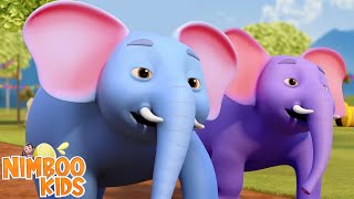 Ek Mota Hathi Khelne Gaya एक मोटा हाथी Hindi Cartoon Song and Baby Videos [upl. by Eadnus]