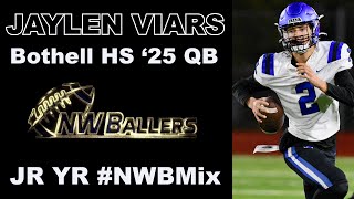 JAYLEN VIARS 2025 QB Bothell HS Bothell WA  JR YR NWBmix [upl. by Godric442]