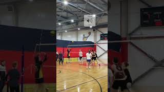 Look the new style goal volleyballspiketrainingdrills youtubeshort volleyball [upl. by Enilrae293]