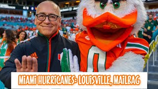 Miami Hurricanes Louisville preview Mailbag QampA [upl. by Banebrudge]