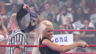 WWE Raw 06 01 09 Kelly Kelly amp Mickie James vs Maryse amp Beth Phoenix [upl. by Airotnahs]