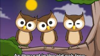 One Little Owl  Family Sing Along  Muffin Songs [upl. by Avi436]