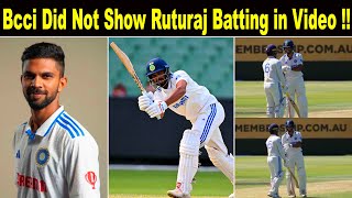 Bcci Did Not Show Ruturaj Batting in Simulation Video  Not Even 1 Six was Shown  India vs India A [upl. by Curson272]