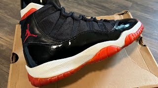 Air Jordan 11 Original 1996 Black Red OG Bred [upl. by Brittan]