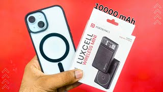 Portronics Luxcell Wireless Mini 10000 mAh Power Bank  Best Power Bank for iPhone  Magsafe charge [upl. by Vaughn]