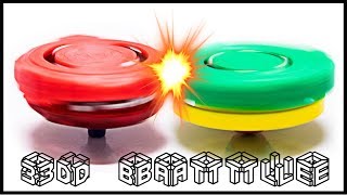 3D PRINTED BEYBLADE BATTLE  Collision VS Immense Beyblade Burst ベイブレードバースト 베이블레이드 버스트 [upl. by Ytak]