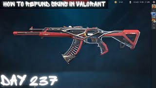 Day 237 of waiting for RGX Vandal in my shop How to refund skins in valorant valorant [upl. by Ereynihc]