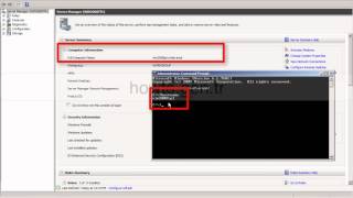 How to rename computerhost name with command line on windows server [upl. by Channing]