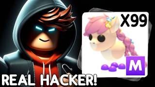 NEW REAL HACKERS In Adopt Me Free Pets [upl. by Asilanom604]