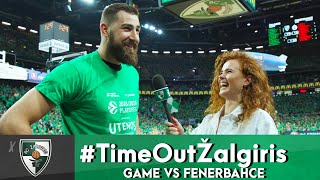 TimeOutŽalgiris Se04 Ep21 EuroLeague Playoffs Game 3 vs Fenerbahce [upl. by Lewanna]