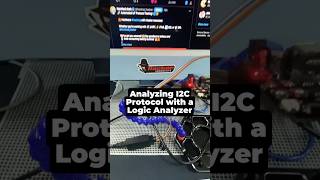 Analyzing I2C Protocol with a Logic Analyzer shorts cybersecurity hackingcourse [upl. by Htebarual]