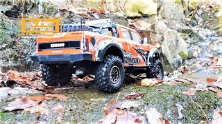 Gmade GS02 KOMODO Double Cab Valley Rock Crawling 지메이드 코모도 더블캡 [upl. by Nitram]