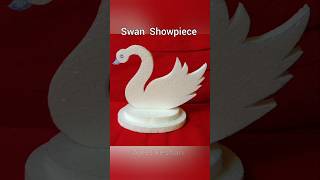 Thermocol Swan 🦢 Showpiece Craft  How To Make Swan For Thermocol swan diy craft short ytshort [upl. by Ferrigno233]