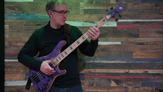 Adamovic Saturn 4string at John Fox Bass [upl. by Aoniak]