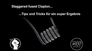 Staggered fused Clapton Tutorial  german [upl. by Lizned]