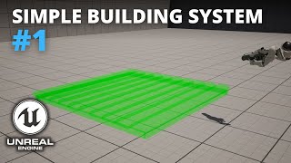 Simple Building System in Unreal Engine 5  1 Build Preview [upl. by Jaco]