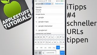 iTipps 4 schneller URLs tippen Deutsch HD [upl. by Anires]