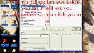 How to add games and codes to PEC cheats database editor 20 [upl. by Areivax575]