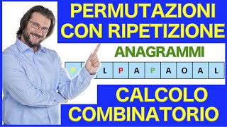 Calcolo combinatorio permutazioni con ripetizione [upl. by Olwena]