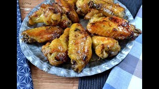 Cómo hacer alitas de pollo al ajillo al horno receta Rápida [upl. by Alberto]