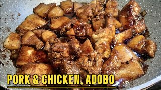 SARAP NITO CHICKEN IN PORK ADOBO RECIPE adobo chicken pork trending youtube [upl. by Swetiana1]