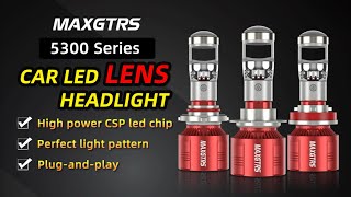 5300 Series H7 H11 H8 90059006 HB3 HB4 LHD LED Headlight Mini Lens Projector Low Beam Canbus Bulb [upl. by Hassett]