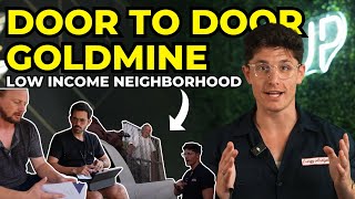 Door to Door Goldmine Low Income Neighborhood [upl. by Hannazus]